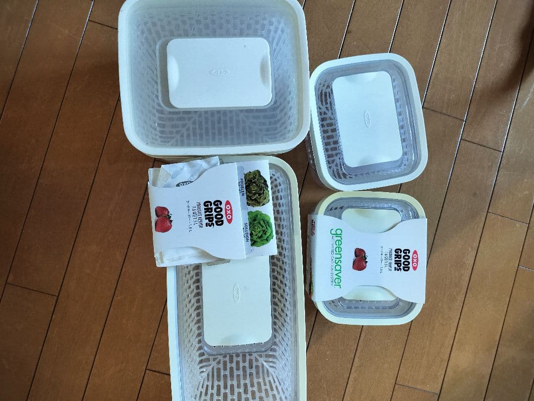 OXO グリーンセイバー　フードキーパー　4個セット　新品あり