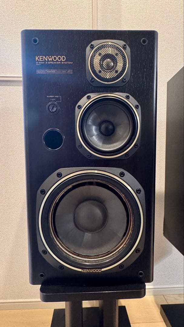 【音出確認済】ケンウッド　s-v77e 3wayスピーカー 2本　kenwood