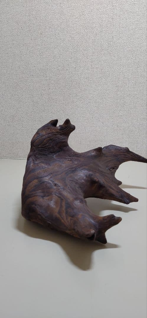 置物　オブジェ　木目入り