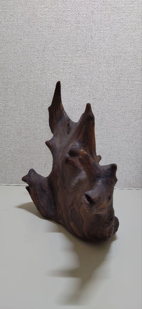 置物　オブジェ　木目入り