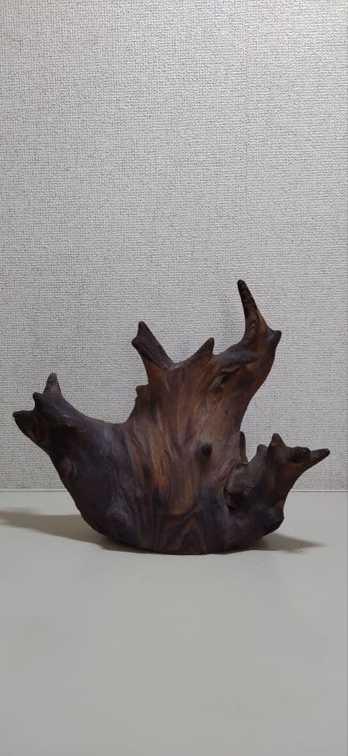 置物　オブジェ　木目入り