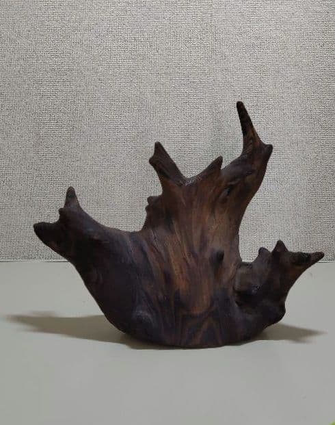 置物　オブジェ　木目入り