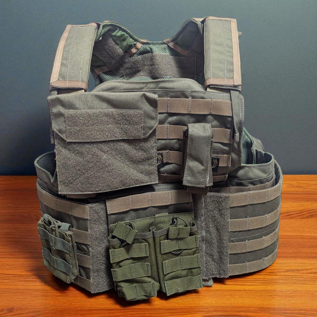 【希少品】FLLYE CORDURA タクティカルベスト ダミープレート付き