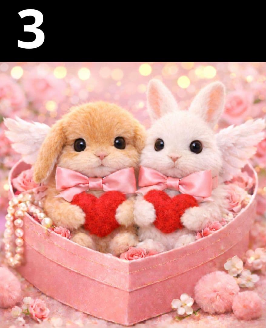 オーダーページ　ハンカチ　ねこ　うさぎ　ワンコ柄ハンドメイド2/19