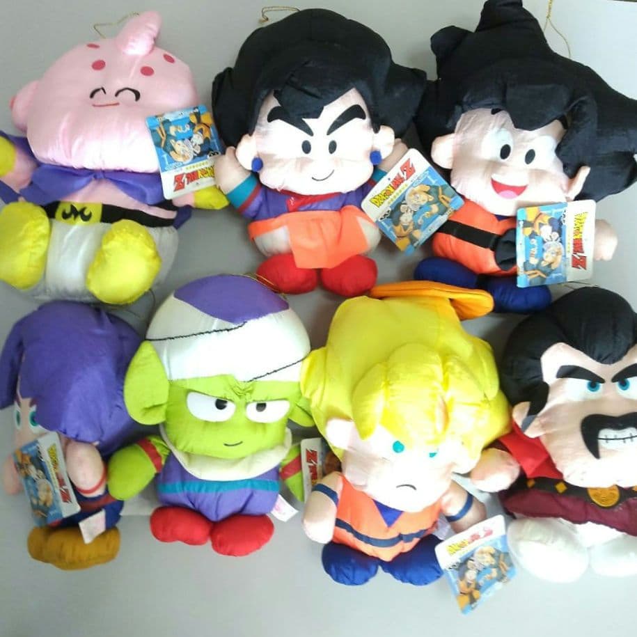 【当時物】・DRAGON BALL Z☆ぬいぐるみ７点(１９９５年▪非売品)