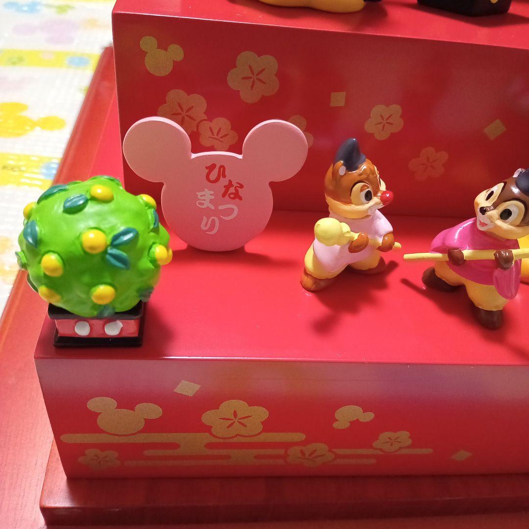 ディズニー　おひなさま　ひな祭り　ベルメゾン　専用ケース付き