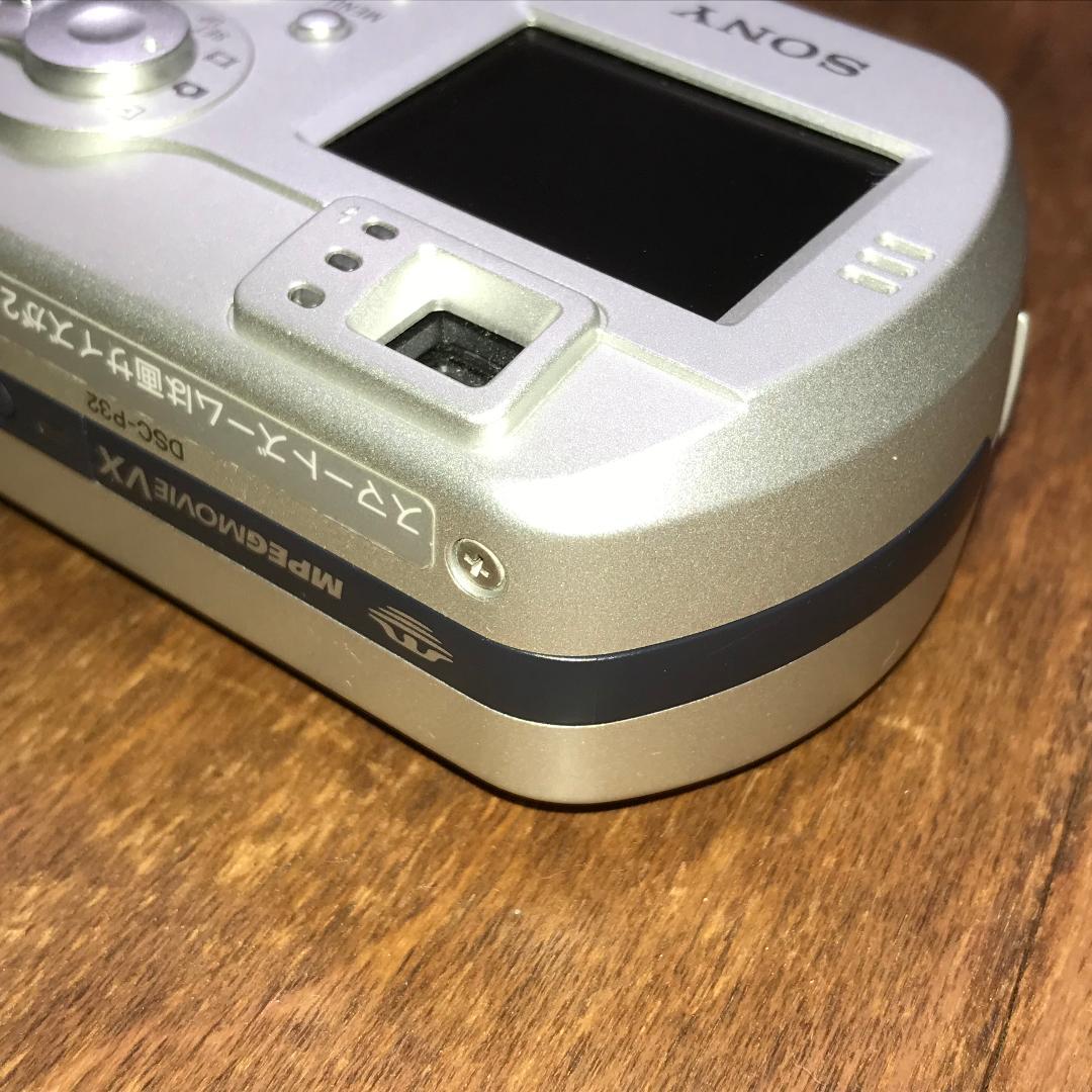 【美品】SONY Cyber-shot DSC-P32 動作品 単三電池駆動