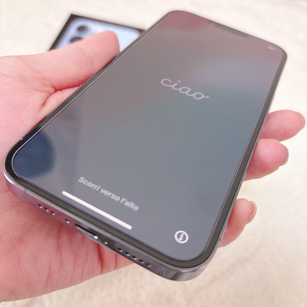超美品☆iPhone13pro☆512GB☆シエラブルー☆純正ケース付き