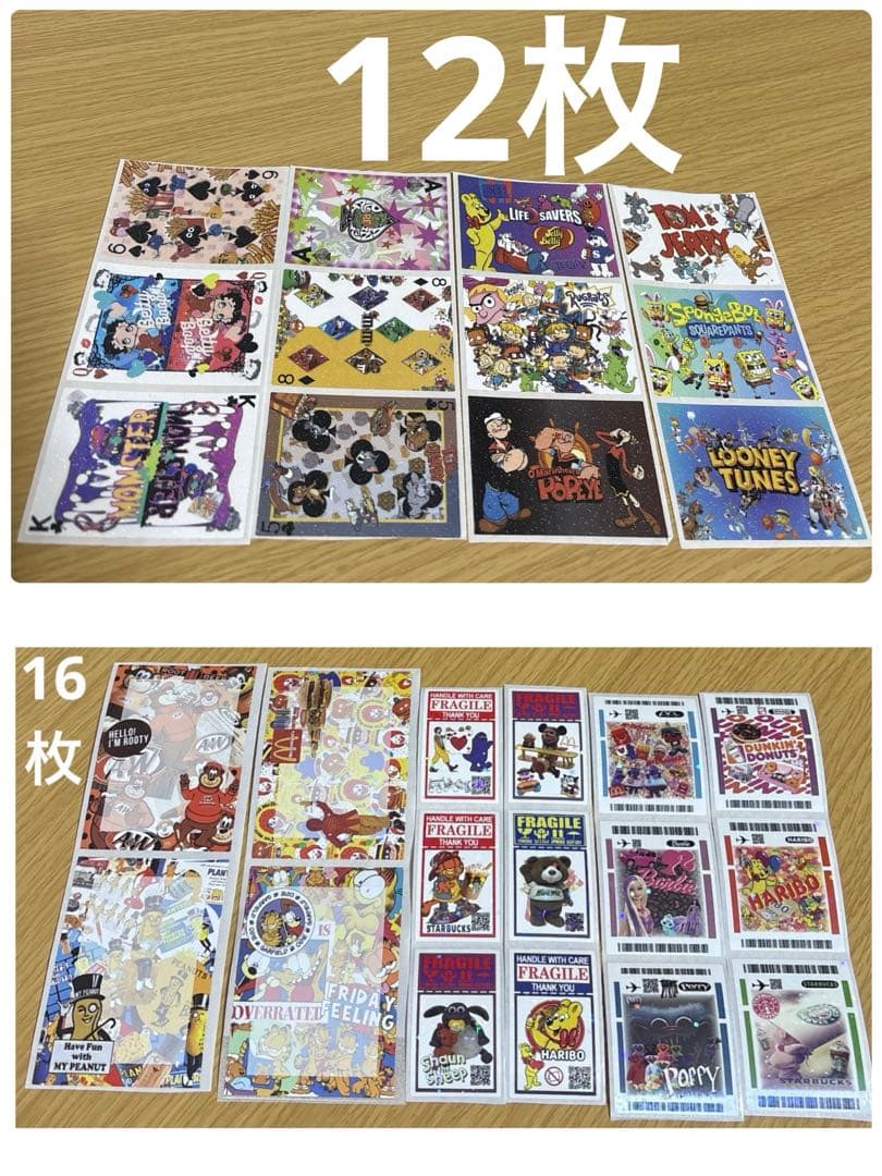 アメキャラ　ロールシール　切り売り　詰め合わせパック300枚　現品限り❣️