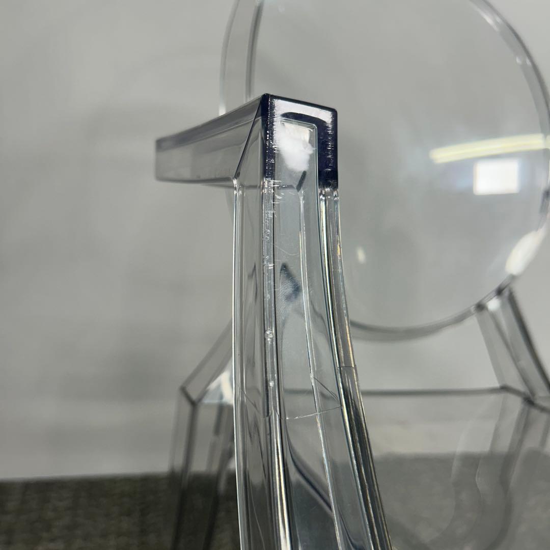 【2脚セット】Kartell ルイ・ゴースト シングルチェア クリア.
