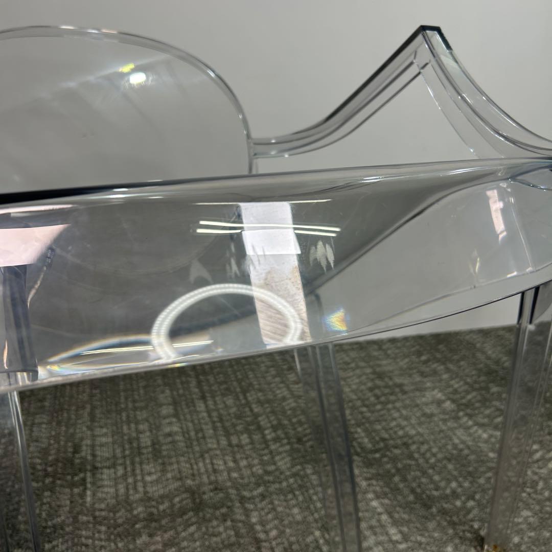 【2脚セット】Kartell ルイ・ゴースト シングルチェア クリア.