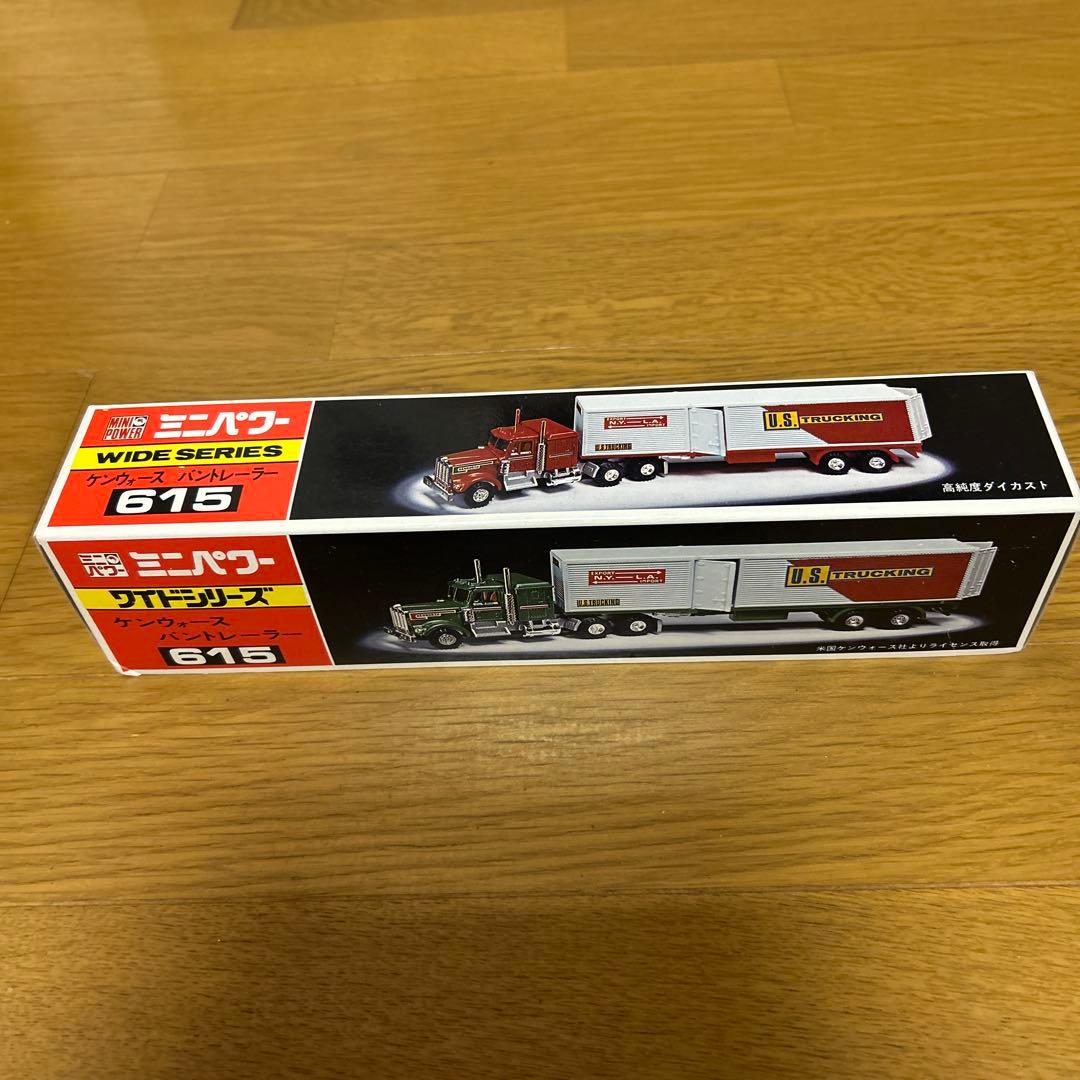 シンセイ ミニパワー ケンウォース バントレーラー 赤