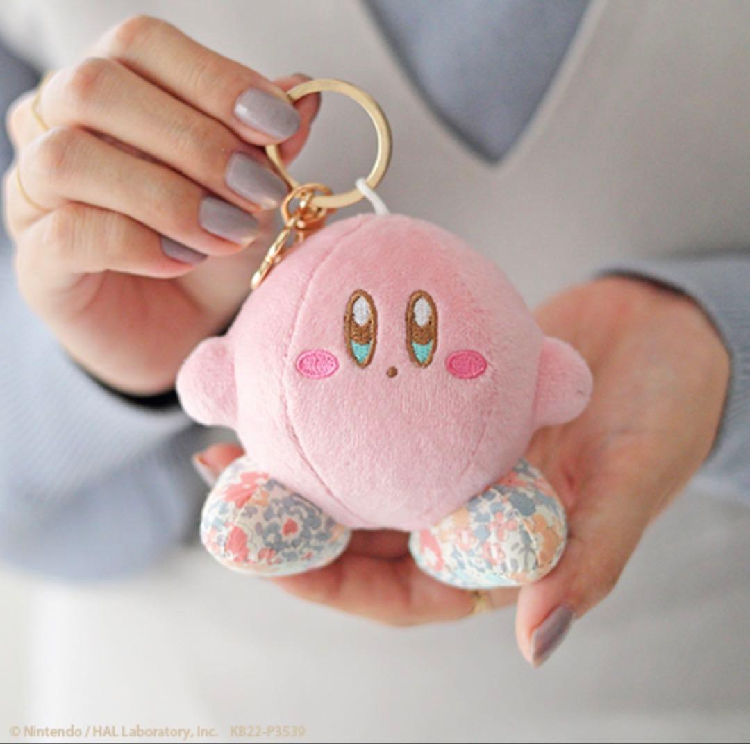 希少　星のカービィ　リバティプリント　キーホルダーマスコット