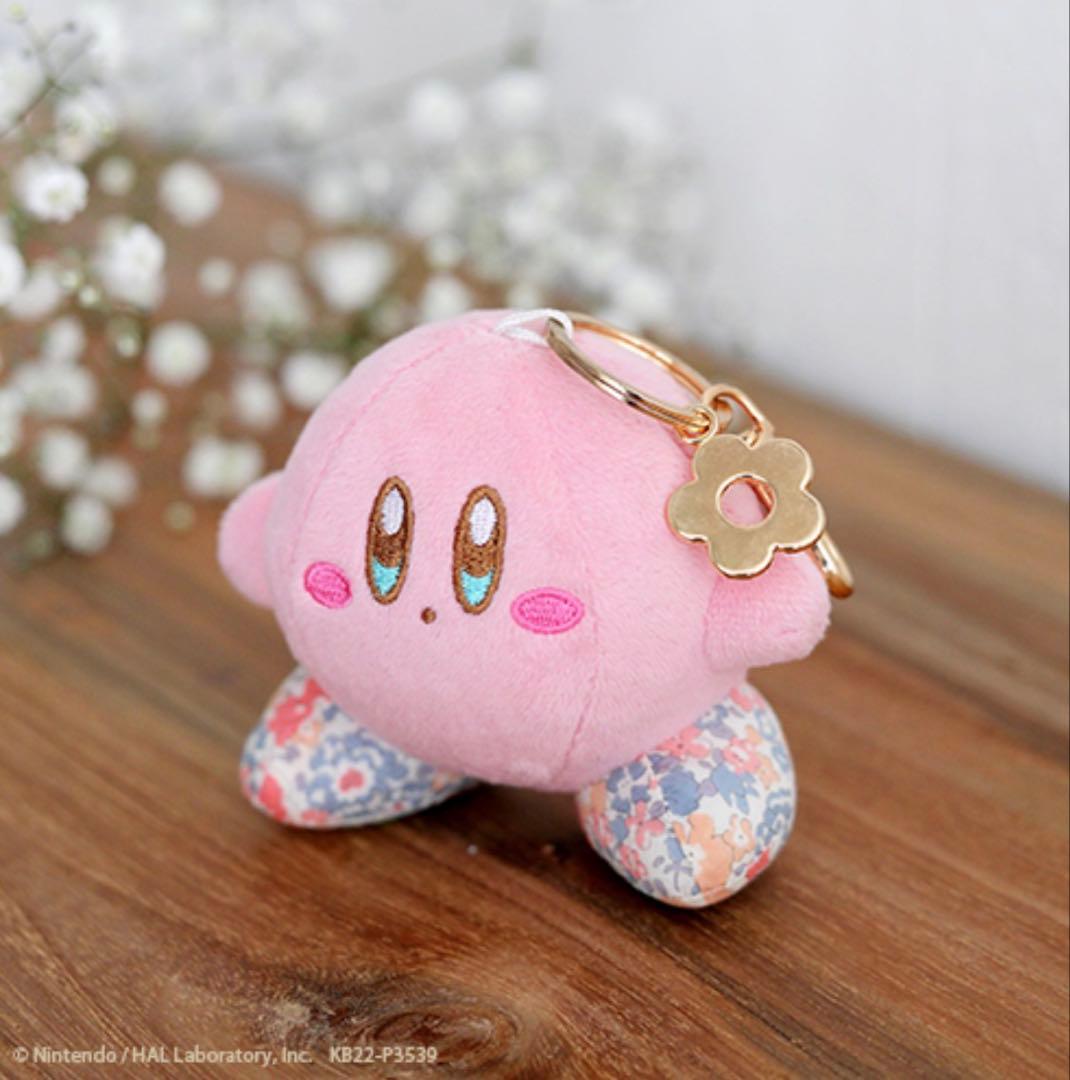 希少　星のカービィ　リバティプリント　キーホルダーマスコット