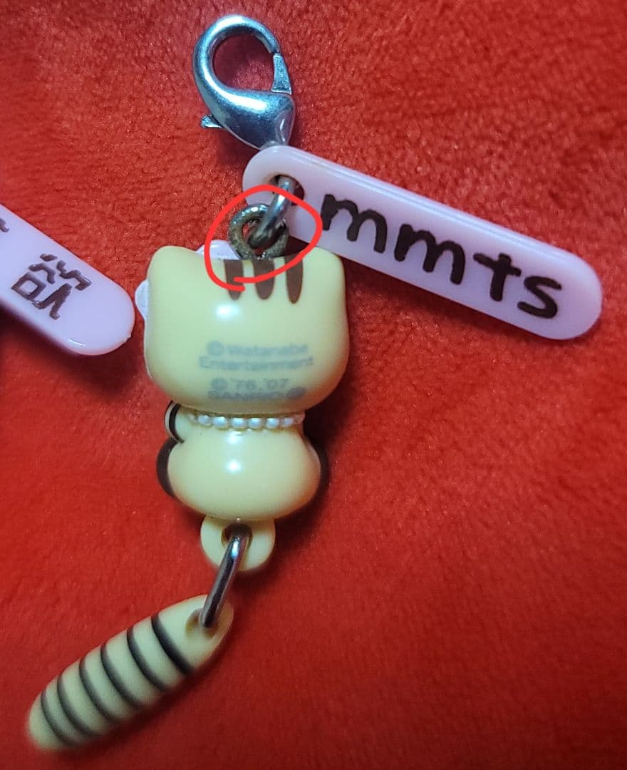 激レア しょこたん ギザカワユス マミタス ファスナーマスコット 2007年