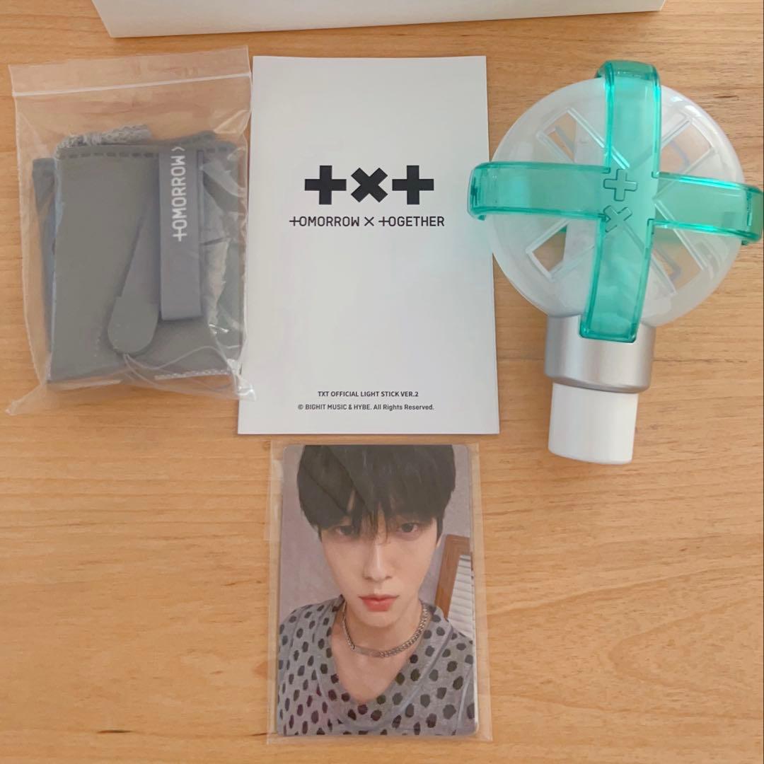 TXT 公式ペンライト　Ver.2 moa棒　スローガン付　ポストカード付