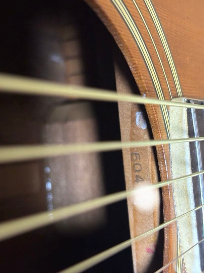 程度上❗️YAMAHA ヤマハFG500J 黒ラベル　ジャパンヴィンテージアコギ