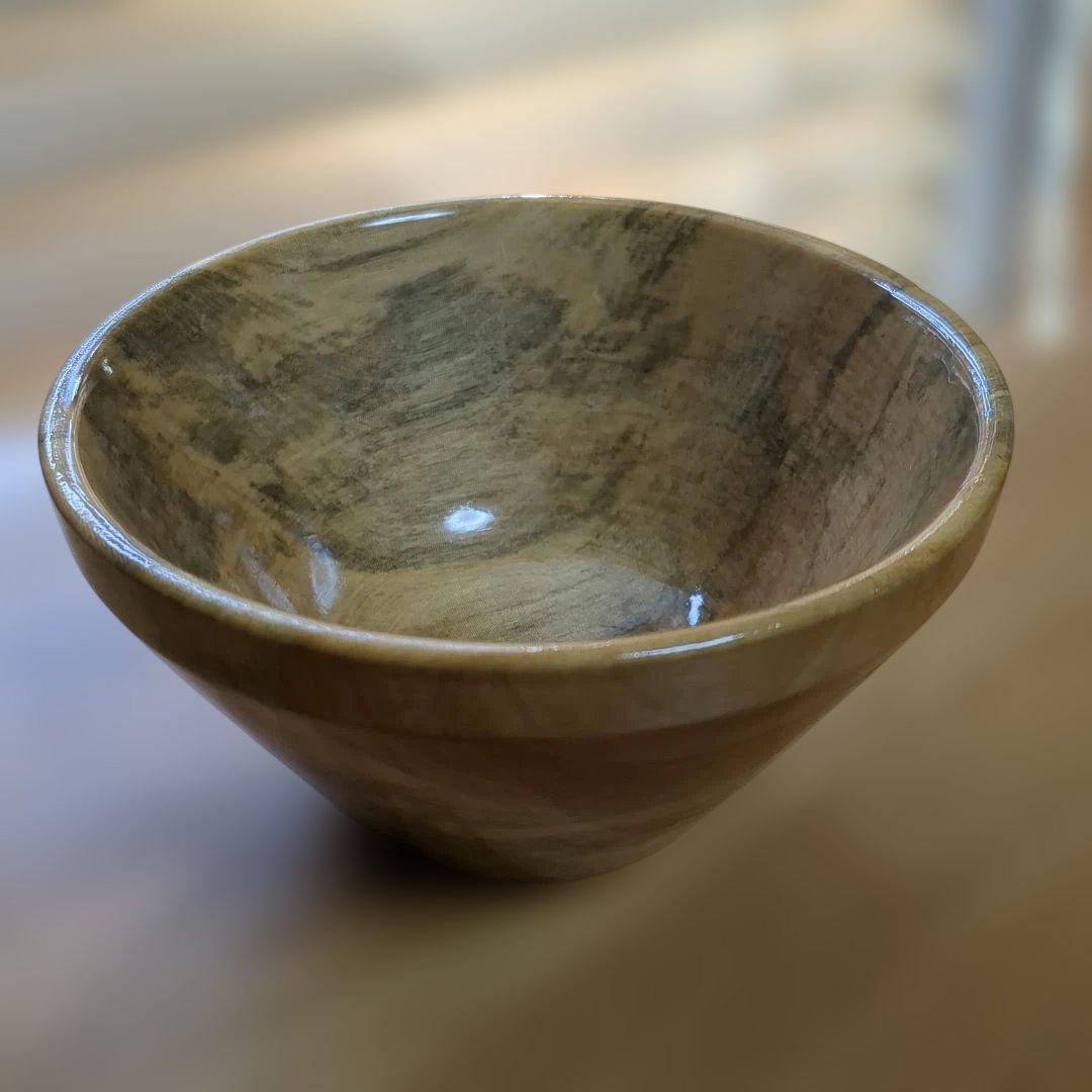 とち　サラダボール　手作り木工