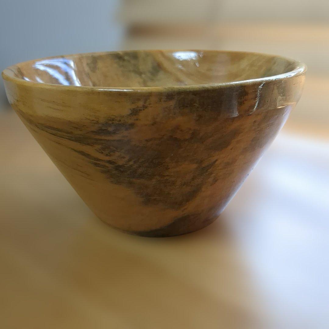 とち　サラダボール　手作り木工