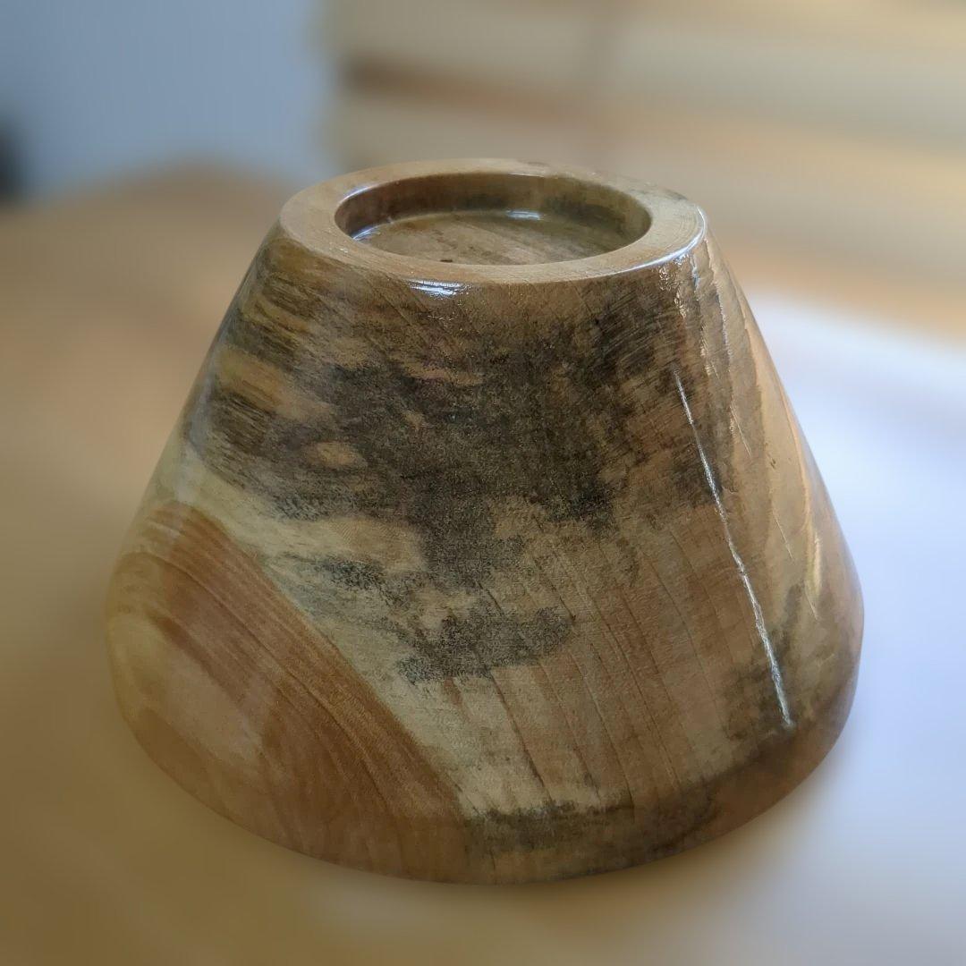 とち　サラダボール　手作り木工