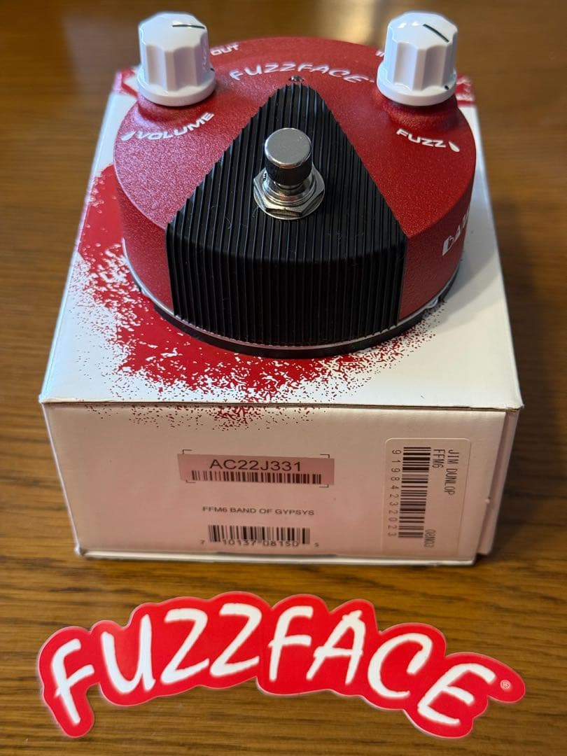【新同】 JIM DUNLOP FFM6 Band of Gypsys Fuzz