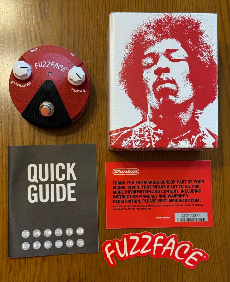 【新同】 JIM DUNLOP FFM6 Band of Gypsys Fuzz