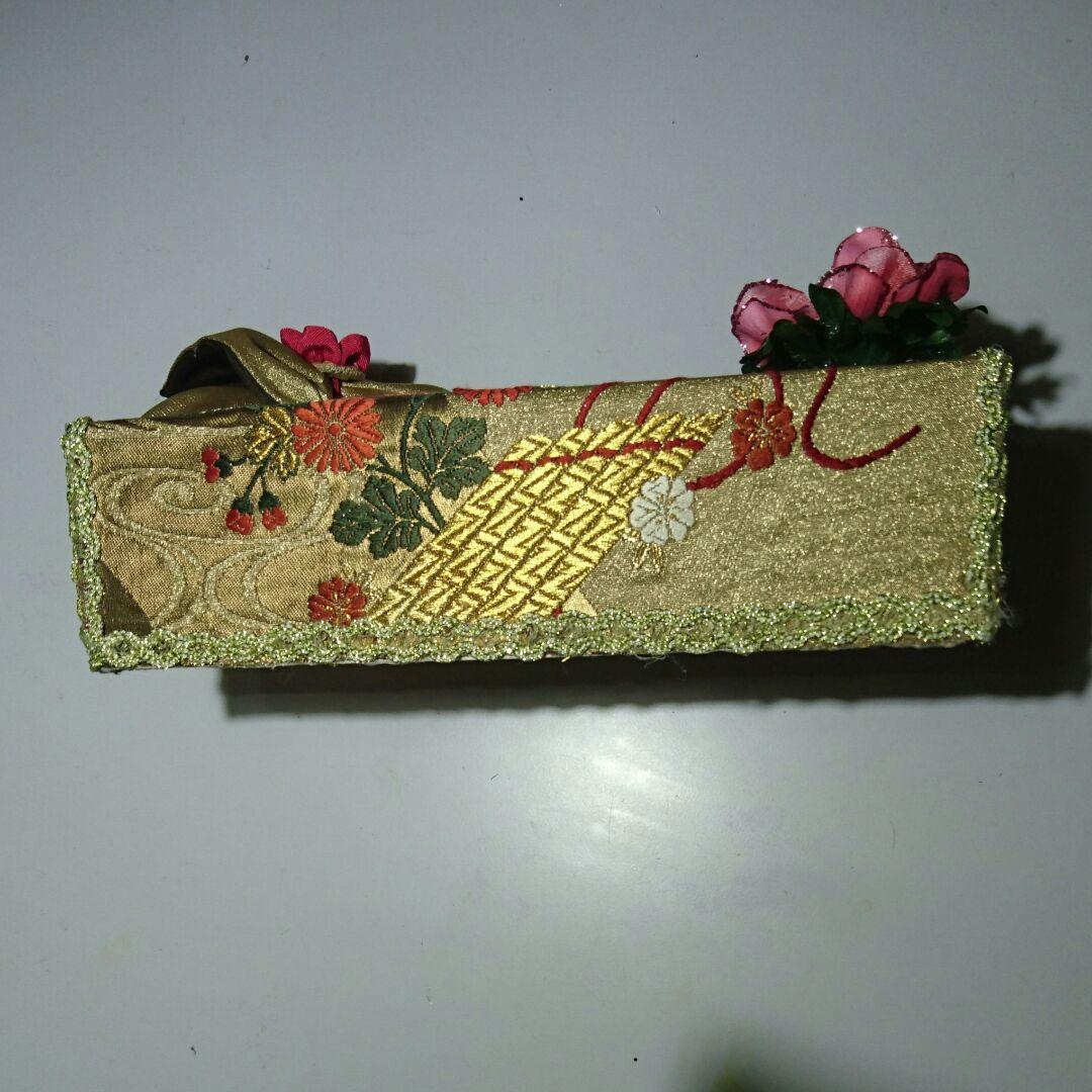 ティッシュケースアレンジ28(正絹帯生地)