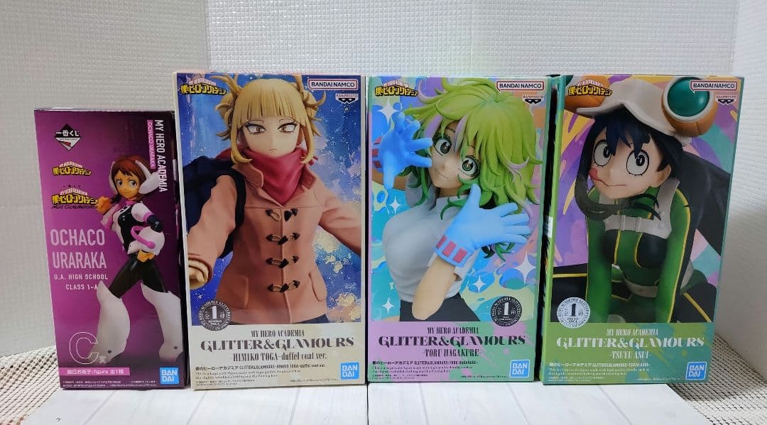 ヒロアカ　フィギュア　GLITTER&GLAMOURS　一番くじ　まとめ売り