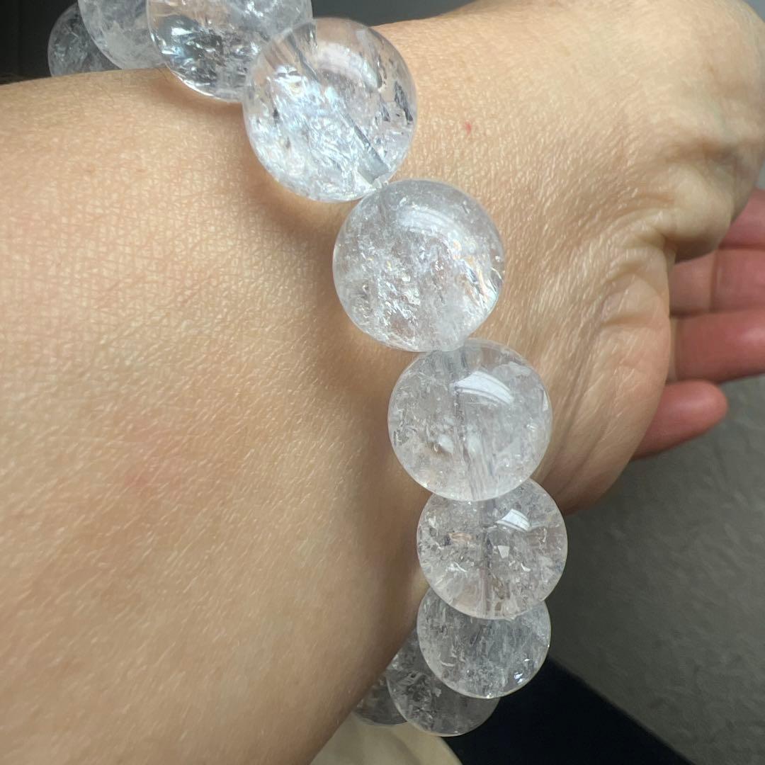 人気運UP⭐︎浄化⭐︎魔除け⭐︎開運⭐︎アイリス水晶ブレスレット