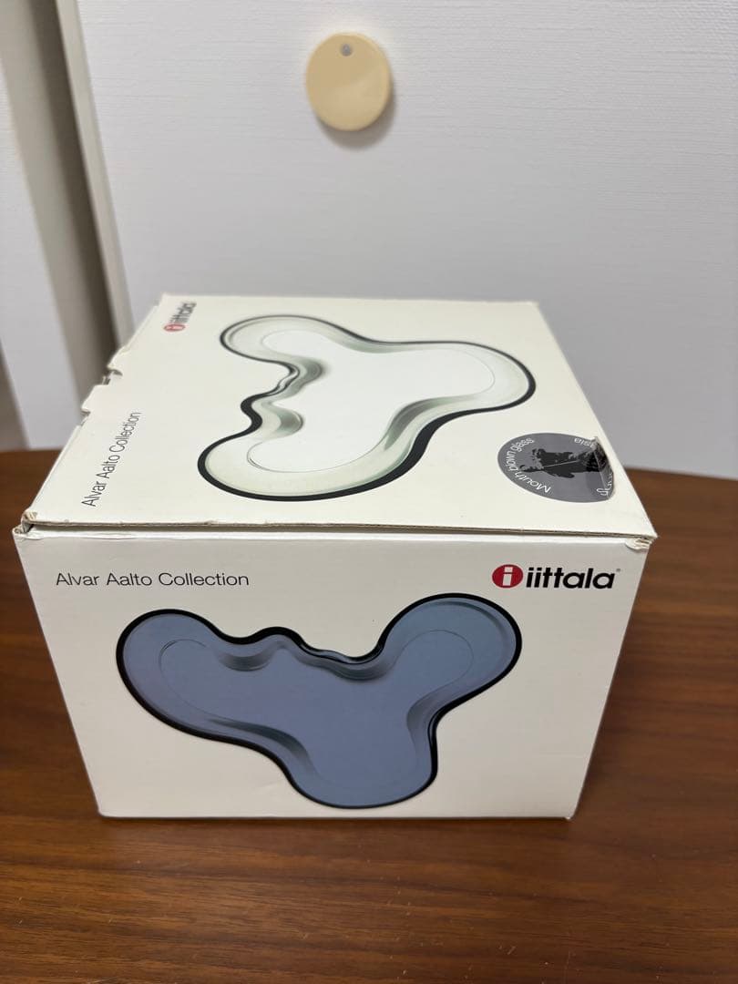 未使用　ittala イッタラ　アアルトベース120mm water green