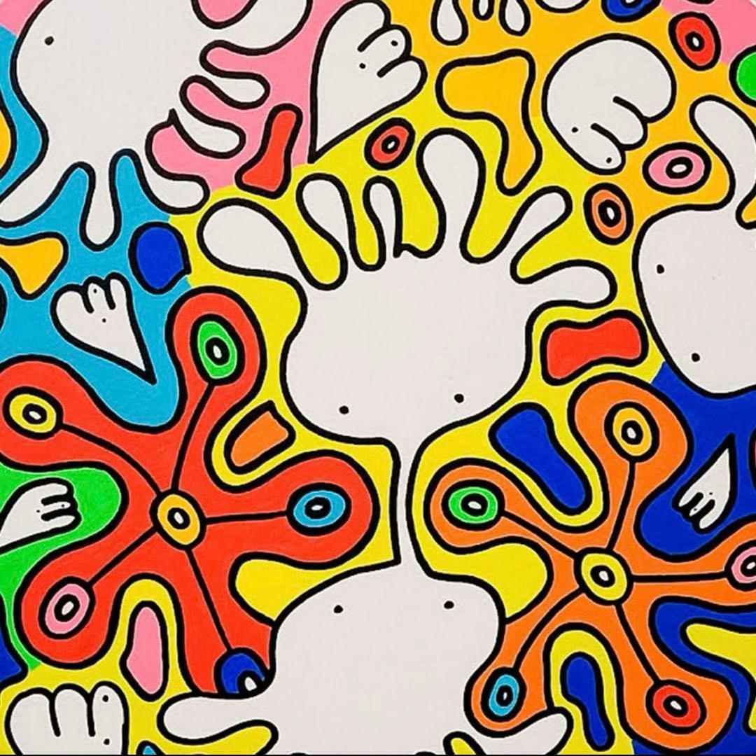 専用★鈴木哲也★丸型(500×500mm)アクリル原画1点物★送料無料#0030