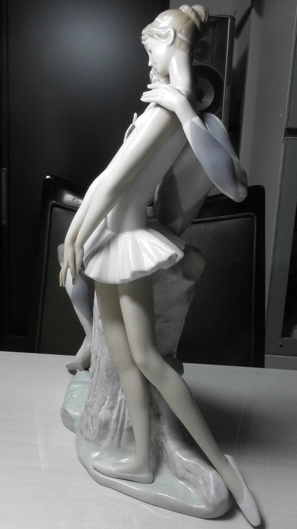LLADRO　リヤドロ　【道化師とバレリーナ】35CM　リアドロ　陶器　Ｌ423