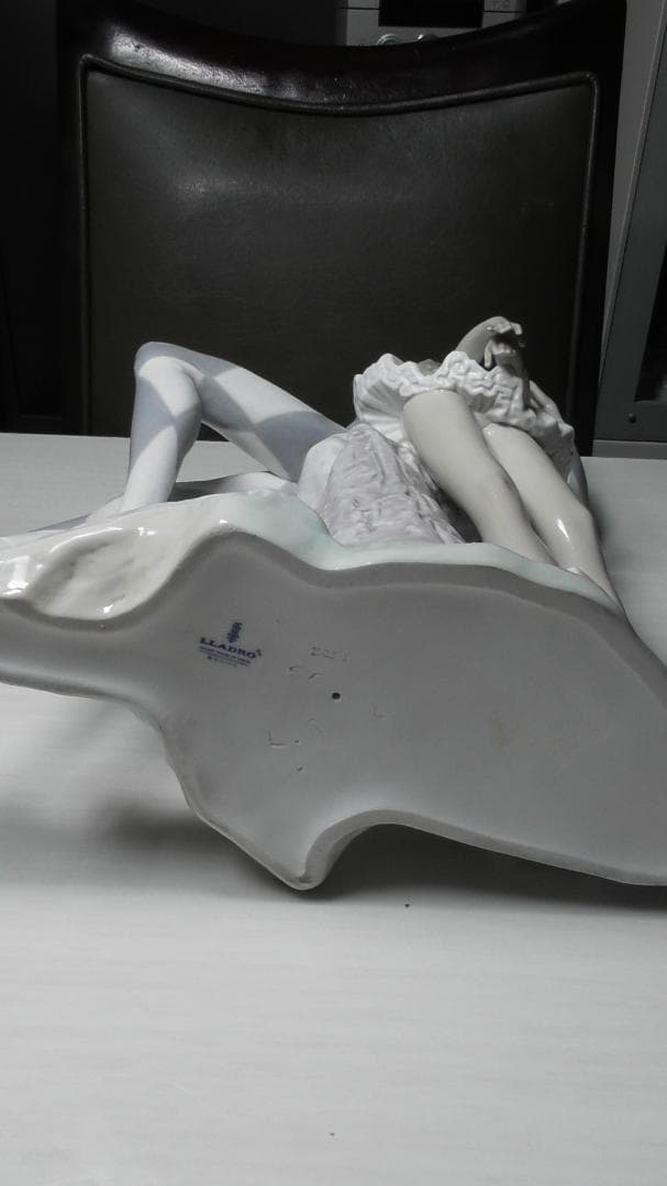 LLADRO　リヤドロ　【道化師とバレリーナ】35CM　リアドロ　陶器　Ｌ423
