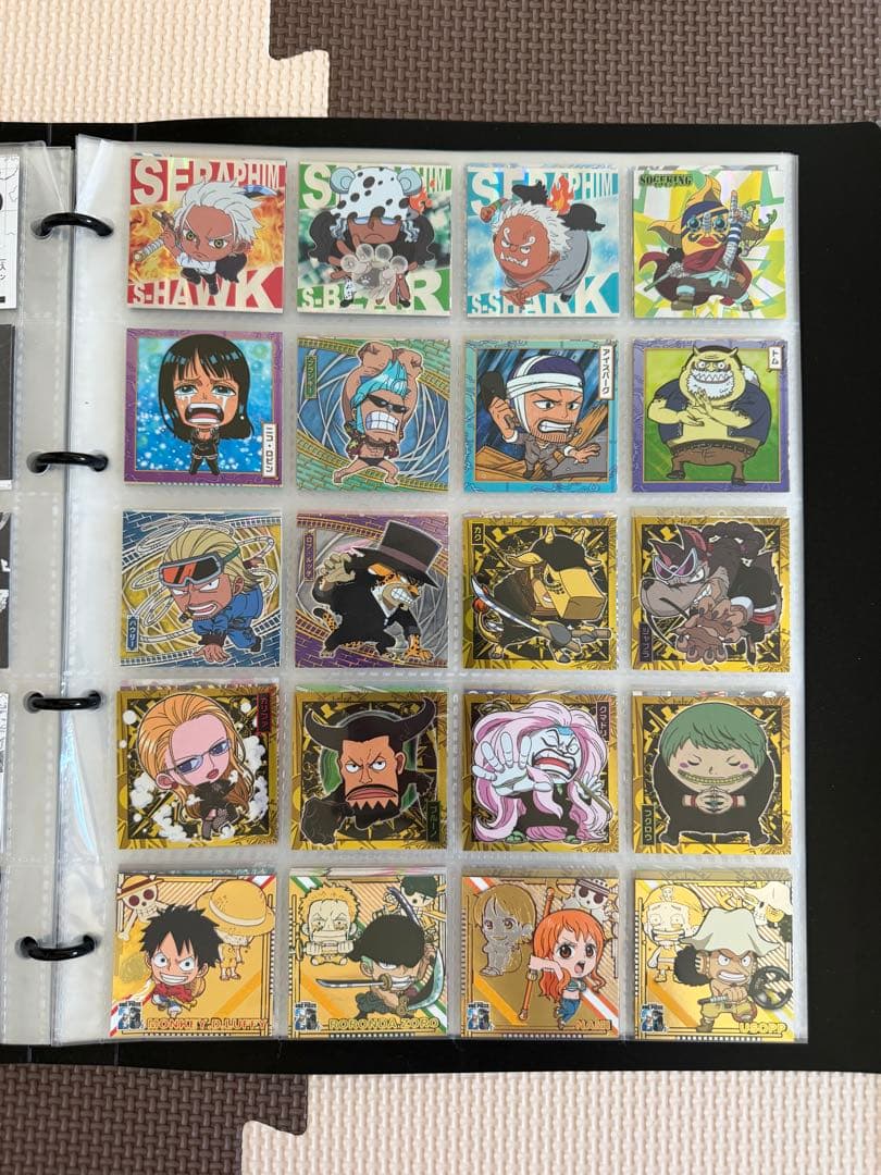 ワンピース ウエハースシール log.1〜log.12、RED