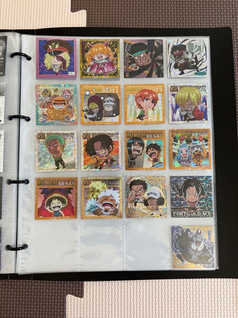 ワンピース ウエハースシール log.1〜log.12、RED