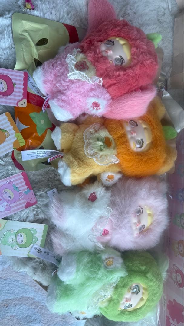 TOPTOY Nommi おもしろフルーツシリーズ ぬいぐるみセット6体