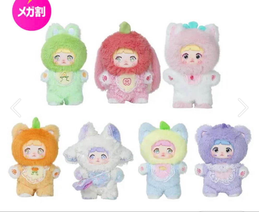 TOPTOY Nommi おもしろフルーツシリーズ ぬいぐるみセット6体