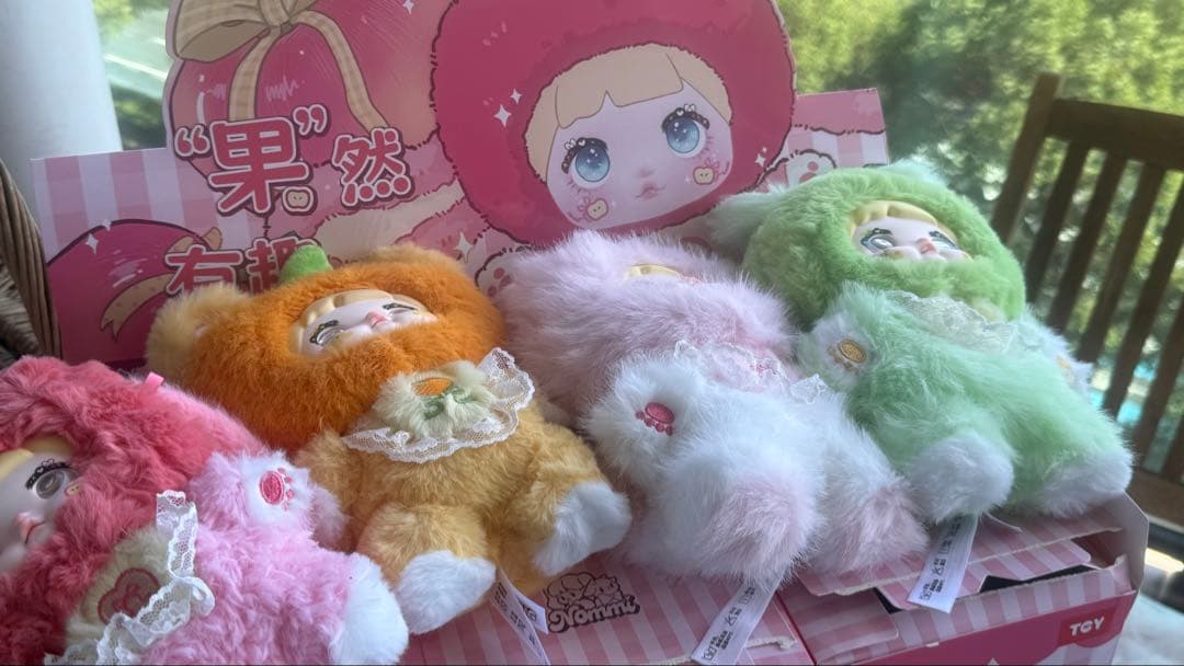TOPTOY Nommi おもしろフルーツシリーズ ぬいぐるみセット6体