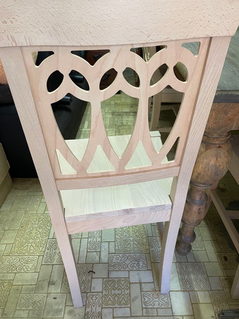 宮城県　イタリア製　木製　チェア