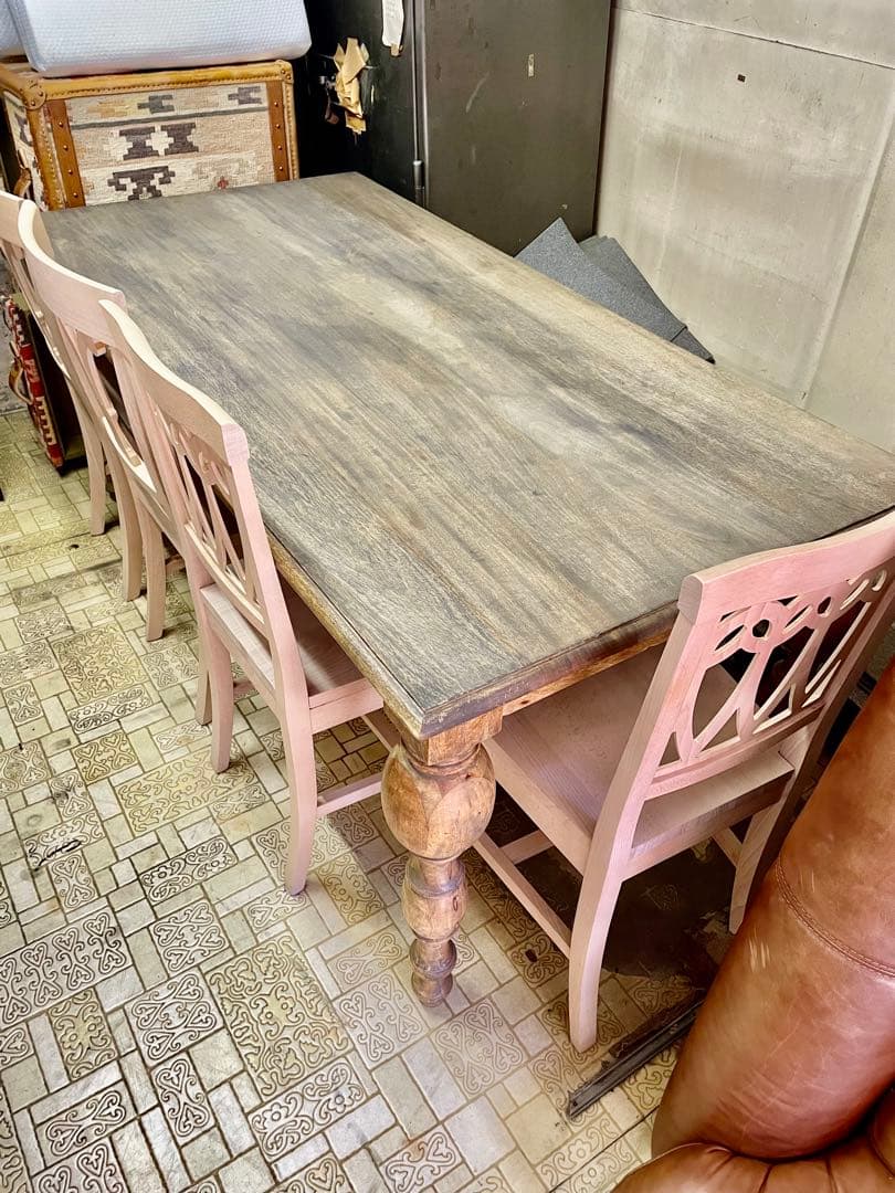 宮城県　イタリア製　木製　チェア