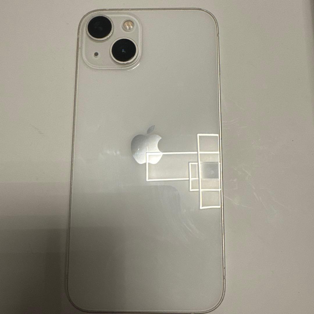 Apple iPhone 13 128GBホワイト バッテリー97% 本体箱付き