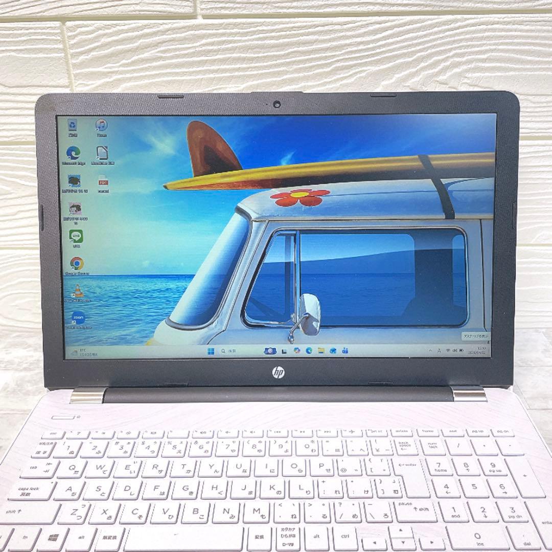 美品✨即利用OK✨Windows11✨SSD✨hp カメラ付 ノートパソコン