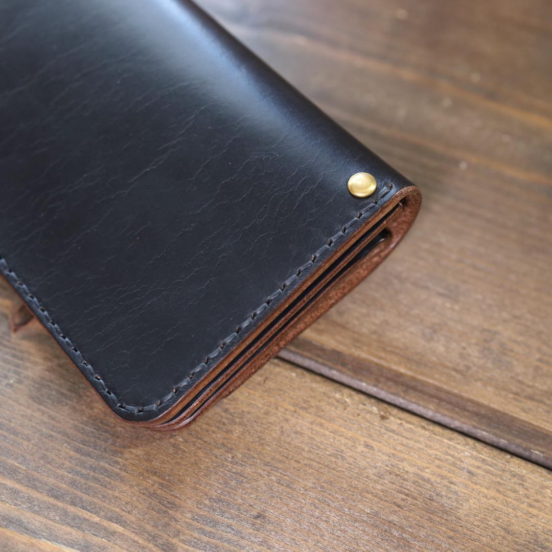 ロングトラッカーウォレットNA001L《HORWEEN社クロムエクセル 茶芯》