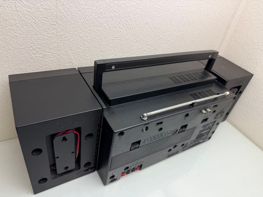 ジャンク・SONY CFS-W600 カセットデッキ・レトロ・ラジカセ