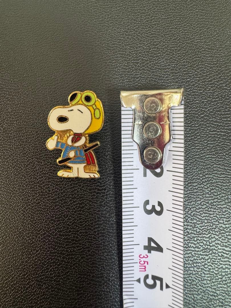 VINTAGE スヌーピー ピンズピンバッジ ペンダントトップチャーム2個セット