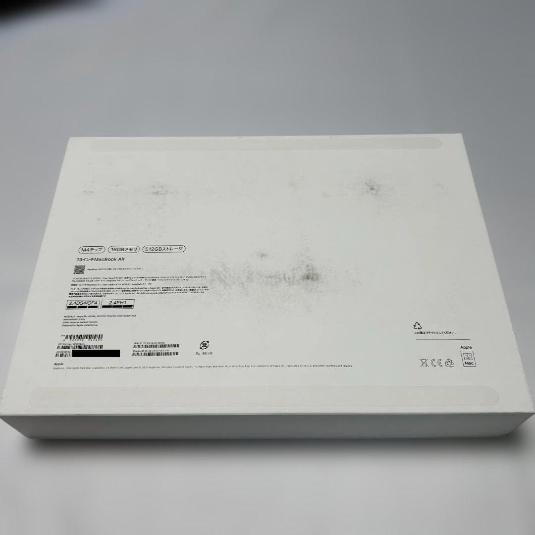 MacBook Air M4 16GB 512GB 13インチ スカイブルー