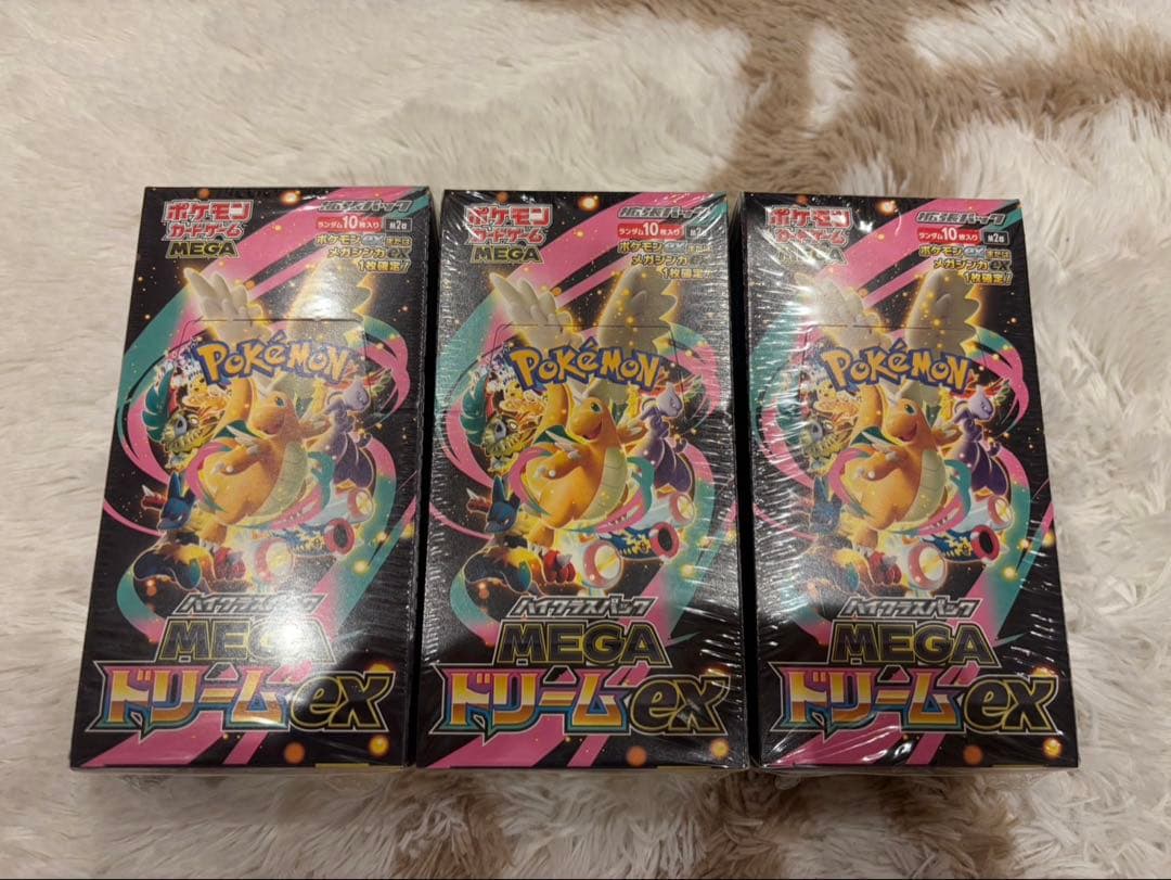 ポケモンカードゲーム　MEGAドリームex シュリンク付きBOX