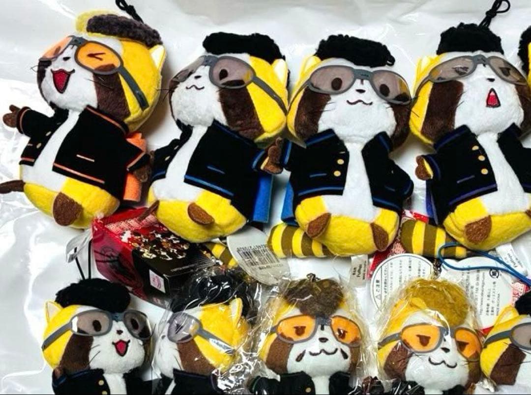 超豪華14体セット氣志團×ラスカル 羅巣華流團 マスコット 未開封・タグ付12体