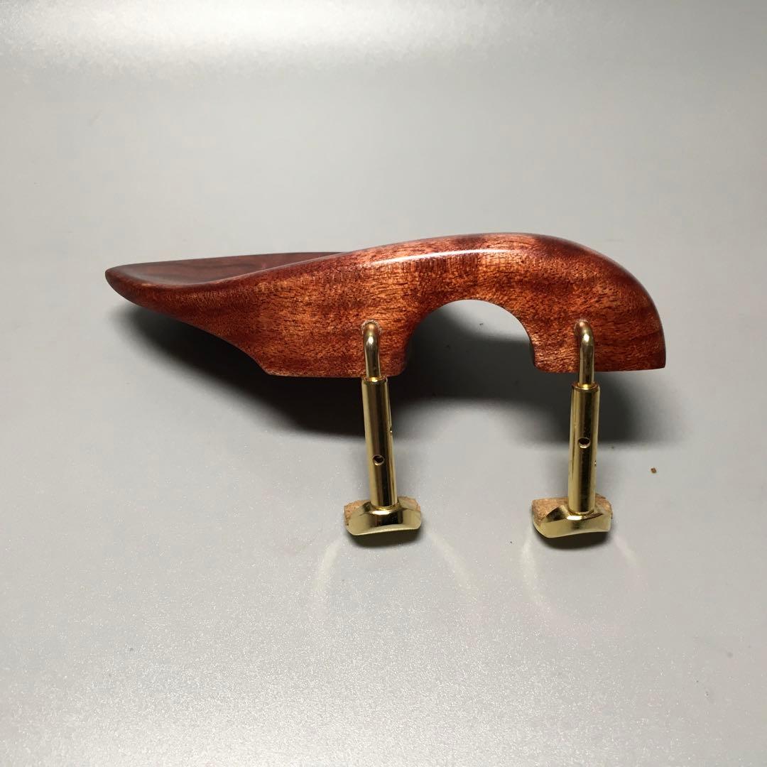 顎当て　ハードメイプル　キルテッド　スカーレット染めスドラド