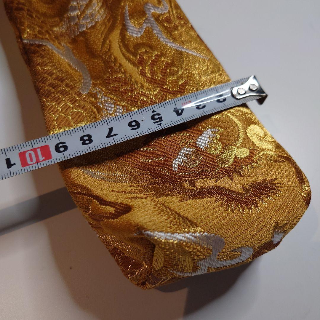 雅楽　連管筒の収納袋　 金龍と紫雷神